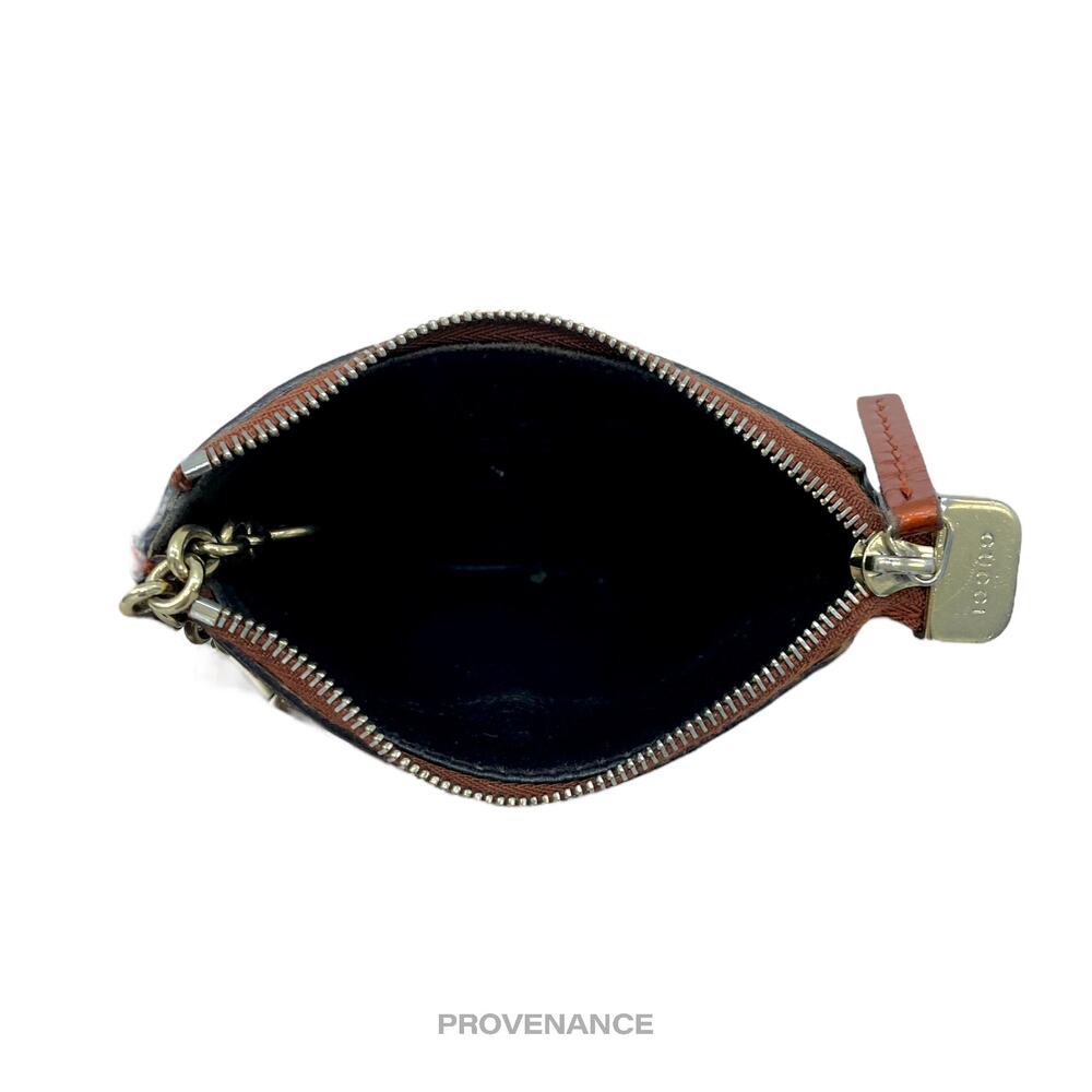 Gucci Red Leather Wallet with Gold Chain - Picture 6 of 7